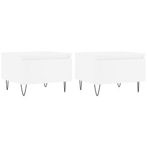 vidaXL Konferenčn&eacute; stol&iacute;ky 2 ks biely 50x46x35 cm kompozitn&eacute; drevo