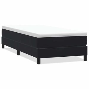 vidaXL Posteľn&yacute; r&aacute;m boxspring bez matracom čierny 90x220 cm zamat