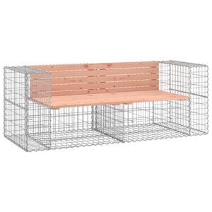 vidaXL Z&aacute;hradn&aacute; lavica gabi&oacute;nov&yacute; dizajn 184x71x65,5 cm mas&iacute;vny douglas