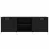 vidaXL TV skrinka, čierna 120x34x37 cm, kompozitné drevo