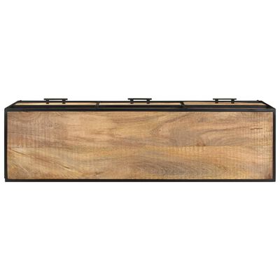 vidaXL TV skrinka 110x30x45 cm surové mangovníkové drevo