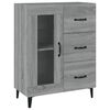 vidaXL Komoda siv&yacute; dub sonoma 69,5x34x90 cm kompozitn&eacute; drevo