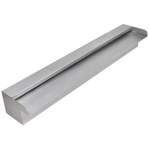 Obdĺžnikov&aacute; baz&eacute;nov&aacute; font&aacute;na/vodop&aacute;d, nehrdzavej&uacute;ca oceľ 60 cm