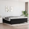 vidaXL Boxspring posteľ s matracom čierna 200x200 cm l&aacute;tka