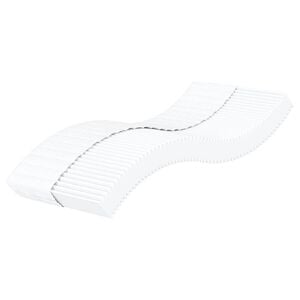 vidaXL Penov&yacute; matrac biely 100x220 cm tvrdosť H2 H3