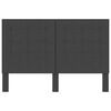 vidaXL Pre&scaron;&iacute;van&eacute; čelo postele tmavosiv&eacute; 140x200 cm l&aacute;tkov&eacute;