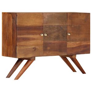 vidaXL Komoda, hned&aacute;, recyklovan&yacute; mas&iacute;v 110x30x75 cm