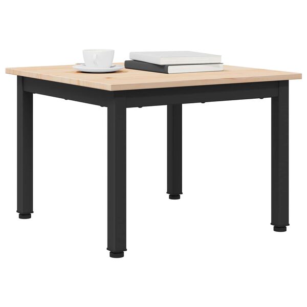 vidaXL Konferenčn&yacute; stol&iacute;k Pr&iacute;rodn&aacute; 50 x 50 x 36 cm