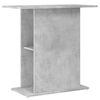 vidaXL Stojan na akv&aacute;rium bet&oacute;nov&yacute; siv&yacute; 75x36x72,5 cm kompozitn&eacute; drevo