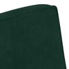 vidaXL Lavička Tmavo zelen&aacute; 110x74x84 cm Zamat