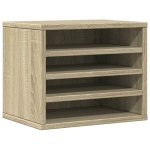 vidaXL Organiz&eacute;r na st&ocirc;l dub sonoma 36x26x29,5 cm kompozitn&eacute; drevo