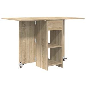 vidaXL Jed&aacute;lensk&yacute; st&ocirc;l 115 x 70 x 75 cm Kompozitn&eacute; drevo Dub sonoma