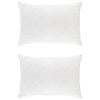 vidaXL Vank&uacute;&scaron; FULDA 2 ks 60 x 70 cm 100% husacie perie a dolu Biela