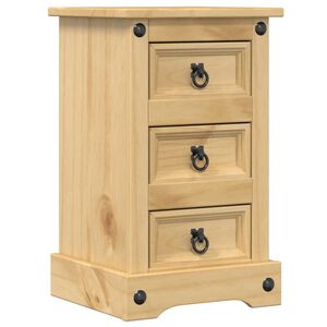 vidaXL Nočn&yacute; stol&iacute;k Corona 35x32,5x58 cm borovicov&yacute; mas&iacute;v