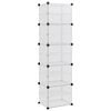 vidaXL Stojan na top&aacute;nky priehľadn&yacute; 44x31,5x153,5 cm PP