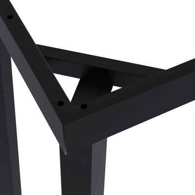vidaXL Stolové nohy na jedálenský stôl, rám v tvare V 180x80x72 cm