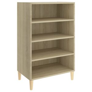 vidaXL Komoda, dub sonoma 57x35x90 cm, kompozitn&eacute; drevo