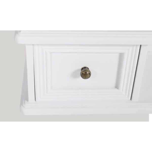 vidaXL Toaletný stolík s obdĺžnikovým polohovateľným zrkadlom, MDF