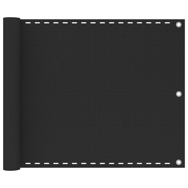 vidaXL Balkónová markíza antracitová 75x300 cm HDPE