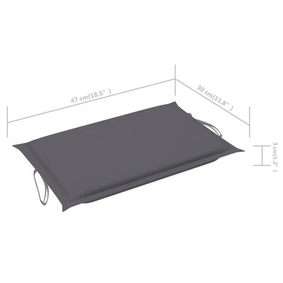 vidaXL Záhradné ležadlo so stolíkom a s podložkou akáciový masív