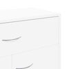 vidaXL Komoda, biela 60x30x75 cm, kompozitn&eacute; drevo