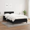 vidaXL Boxspring posteľ s matracom čierny 120x200 cm l&aacute;tka