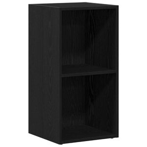 vidaXL LP &uacute;ložn&yacute; box Čierny dub 71x34x36 cm Kon&scaron;trukt&eacute;rske drevo