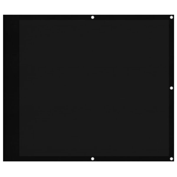 vidaXL Balk&oacute;nov&aacute; z&aacute;stena čierna 90x800 cm 100 % polyester oxford