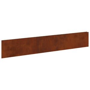 vidaXL Obrubn&iacute;k tr&aacute;vnika 30 ks 100 x 18 cm Oceľ Hrdzav&yacute;