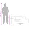 vidaXL 2-miestna pohovka tmavosiv&aacute; 120 cm l&aacute;tka