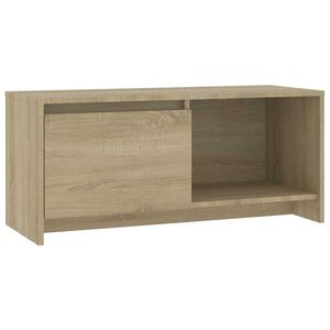 vidaXL TV skrinka, dub sonoma 90x35x40 cm, kompozitn&eacute; drevo