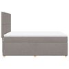 vidaXL Boxspring posteľ s matracom sivohned&yacute; 140x190 cm l&aacute;tka