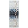 vidaXL Beh&uacute;ň LESAKA Strieborn&aacute; 100 x 400 cm Diamantov&yacute; zamat