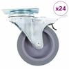 vidaXL Otočn&eacute; kolieska 24 ks, 75 mm
