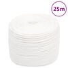 vidaXL Lodn&eacute; lano biele 10 mm 25 m polypropyl&eacute;n