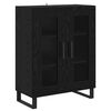vidaXL Highboard 2 pcs Čierny dub 69,5 x 34 x 180 cm