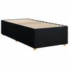 vidaXL Posteľn&yacute; r&aacute;m boxspring s matracom čierny 90x190 cm l&aacute;tka