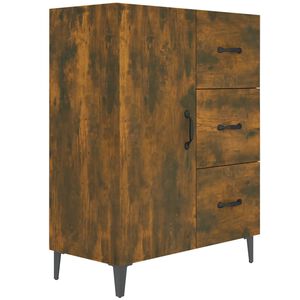 vidaXL Komoda dymov&yacute; dub 69,5x34x90 cm kompozitn&eacute; drevo