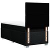 vidaXL Posteľn&yacute; r&aacute;m boxspring s matracom čierny 80x200 cm l&aacute;tka
