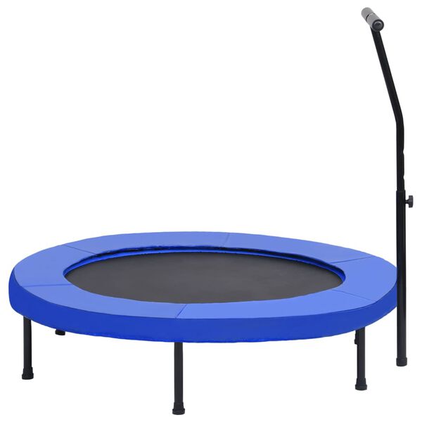 vidaXL Fitness trampolína s rukoväťou a bezpečnostnou podložkou 122 cm