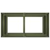 VidaXL kvetináč Olive Green 80x40x80 cm Oceľ valcovaná za studena