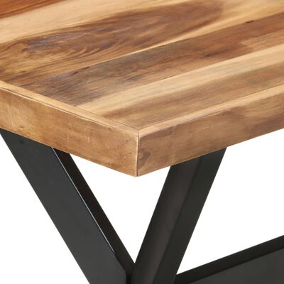 vidaXL Jedálenský stôl 140x70x75 cm, drevený masív s medovým náterom