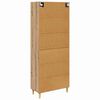 vidaXL Highboard Remeseln&yacute; dub 69,5 x 34 x 180 cm Kompozitn&eacute; drevo