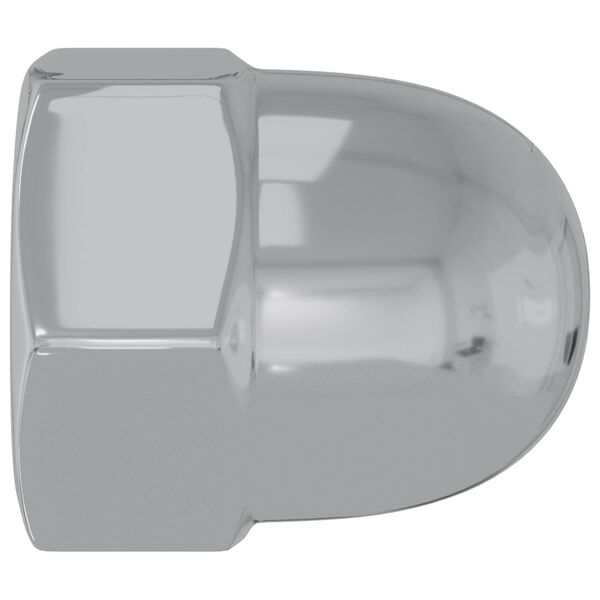 vidaXL Matica 2 pcs Strieborn&aacute; M6 x 10 mm Železo