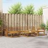 vidaXL Z&aacute;hradn&aacute; s&uacute;prava gaučov 7 pcs Pr&iacute;rodn&aacute; Pevn&eacute; ak&aacute;ciov&eacute; drevo