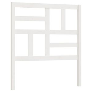 vidaXL Čelo postele biele 106x4x104 cm mas&iacute;vna borovica