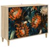 vidaXL Serv&iacute;rovacia skriňa LOCHEM Sonoma 102 x 33 x 75 cm