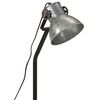 vidaXL Stolová lampa 25 W starožitná strieborná 17x17x60 cm E27