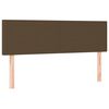vidaXL Boxspring posteľ s matracom tmavohned&aacute; 140x200 cm l&aacute;tka