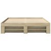 vidaXL Posteľný rám bez matraca dub sonoma 150x200 cm kompozitné drevo